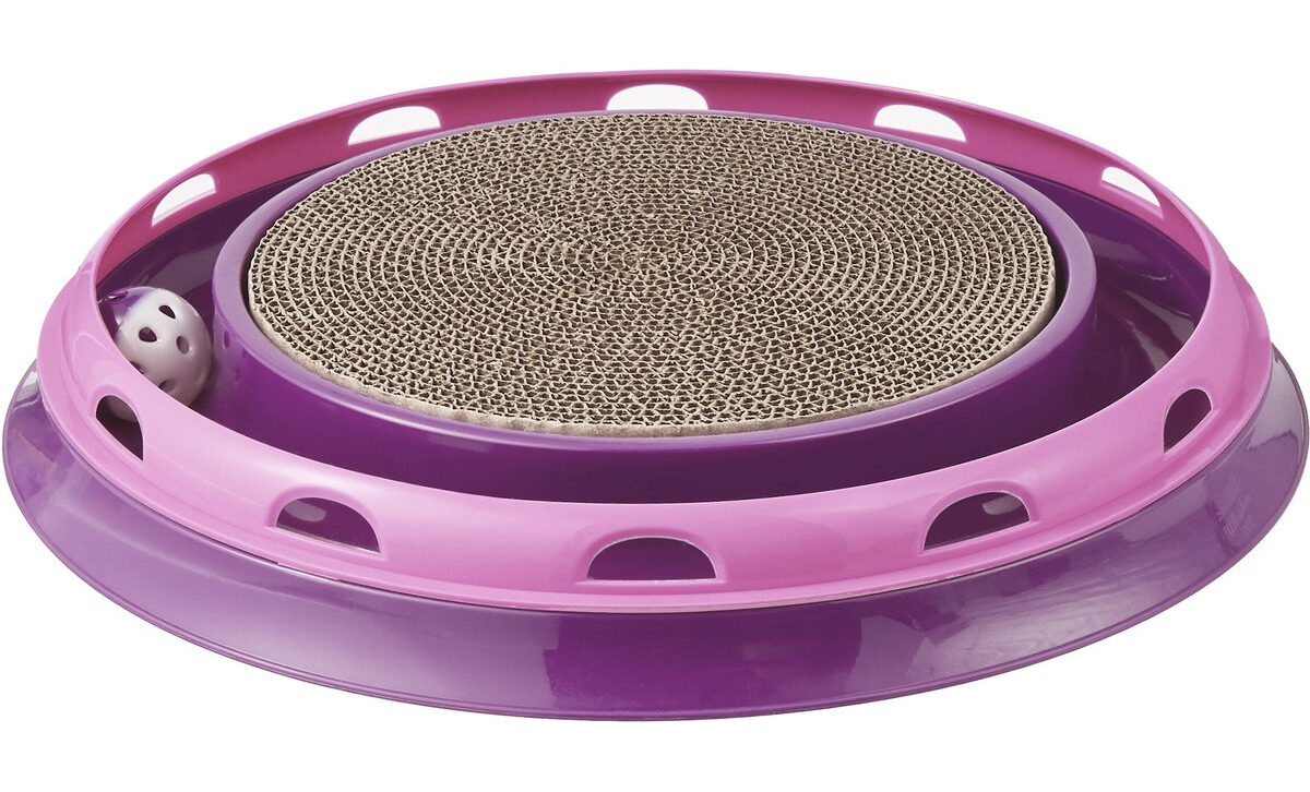 Frisco Scratch & Roll Scratcher Cat Toy with Catnip