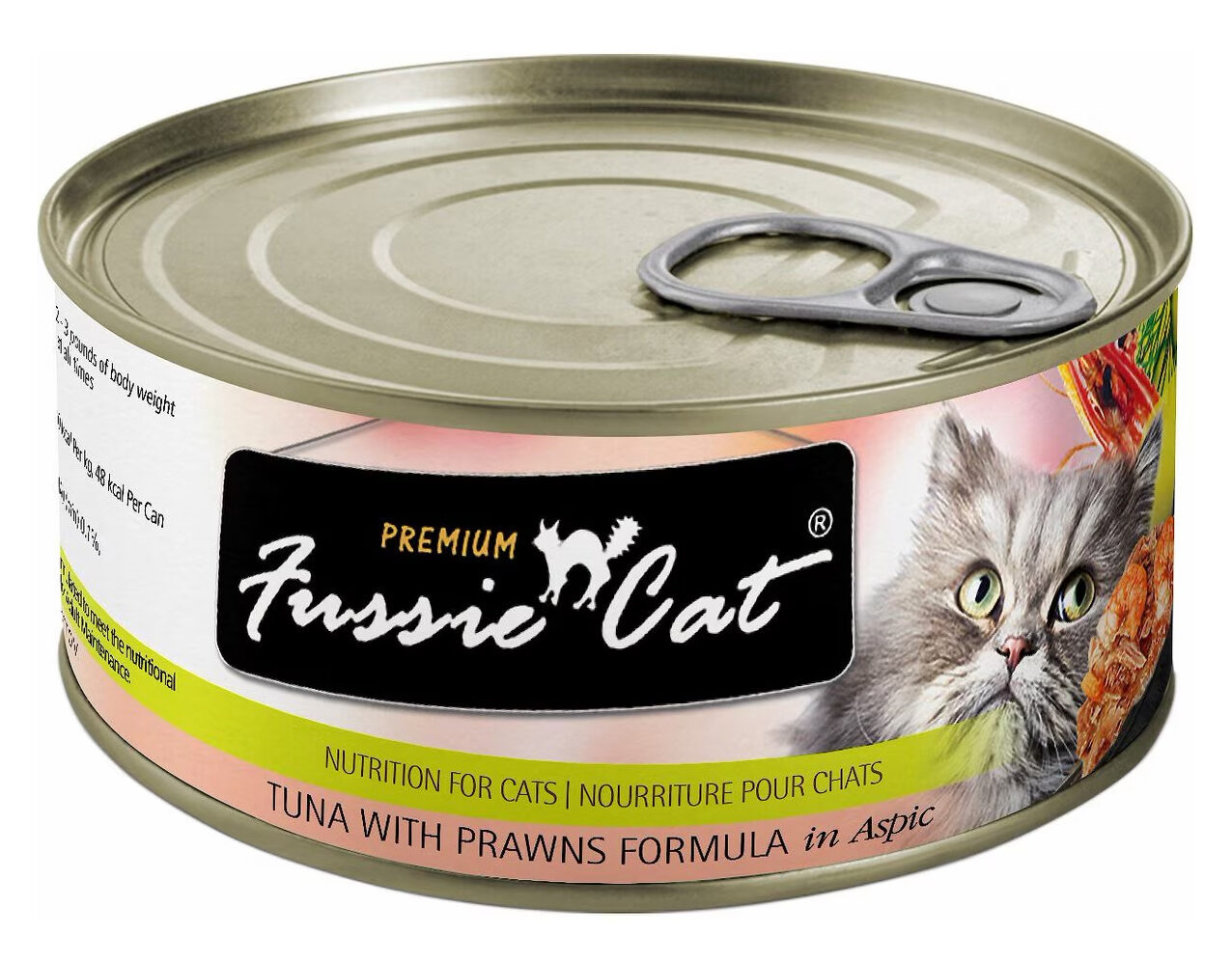 Fussie Cat Premium Tuna With Prawns in Aspic Cat Food
