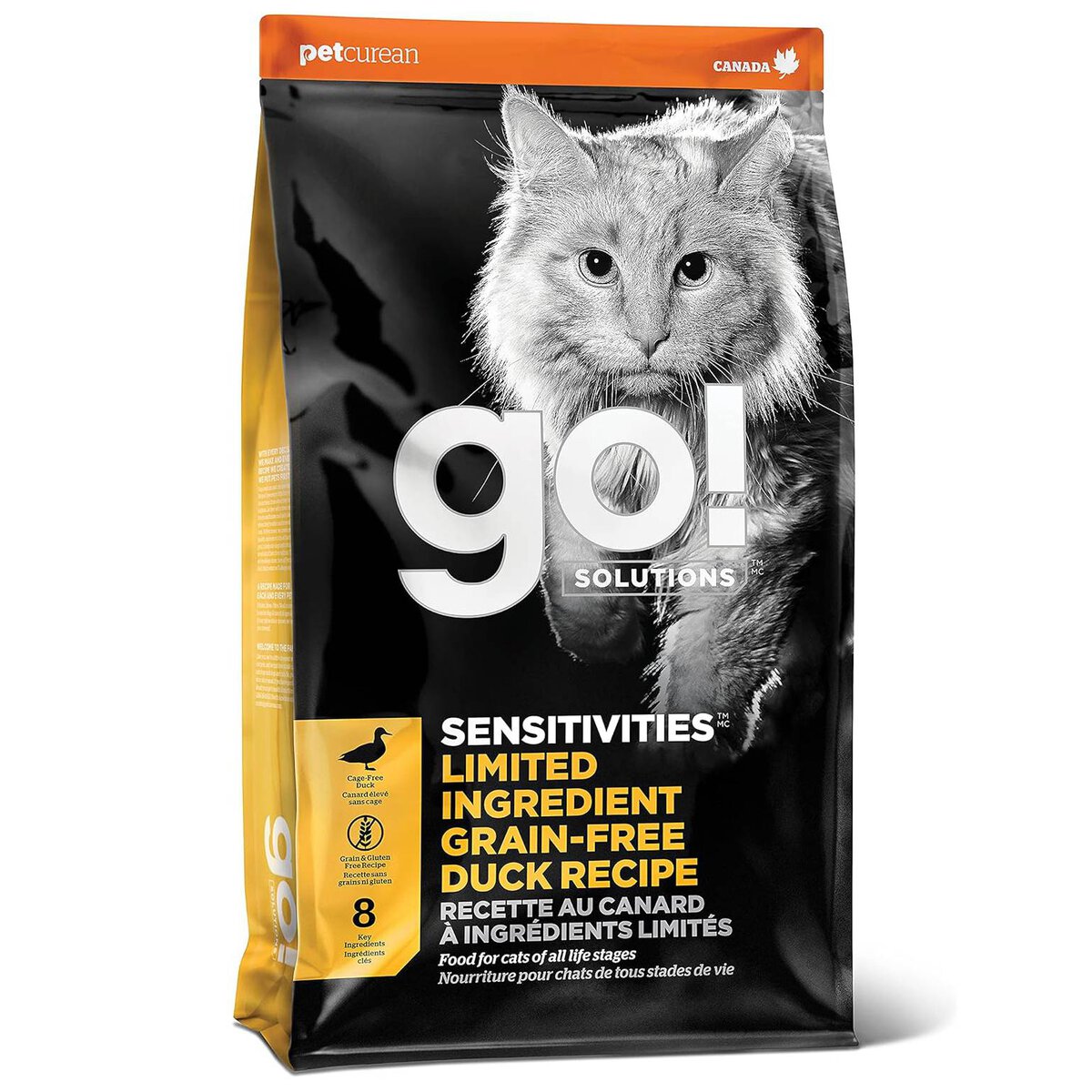 Go! SENSITIVITIES Limited Ingredient Duck Dry Cat Food
