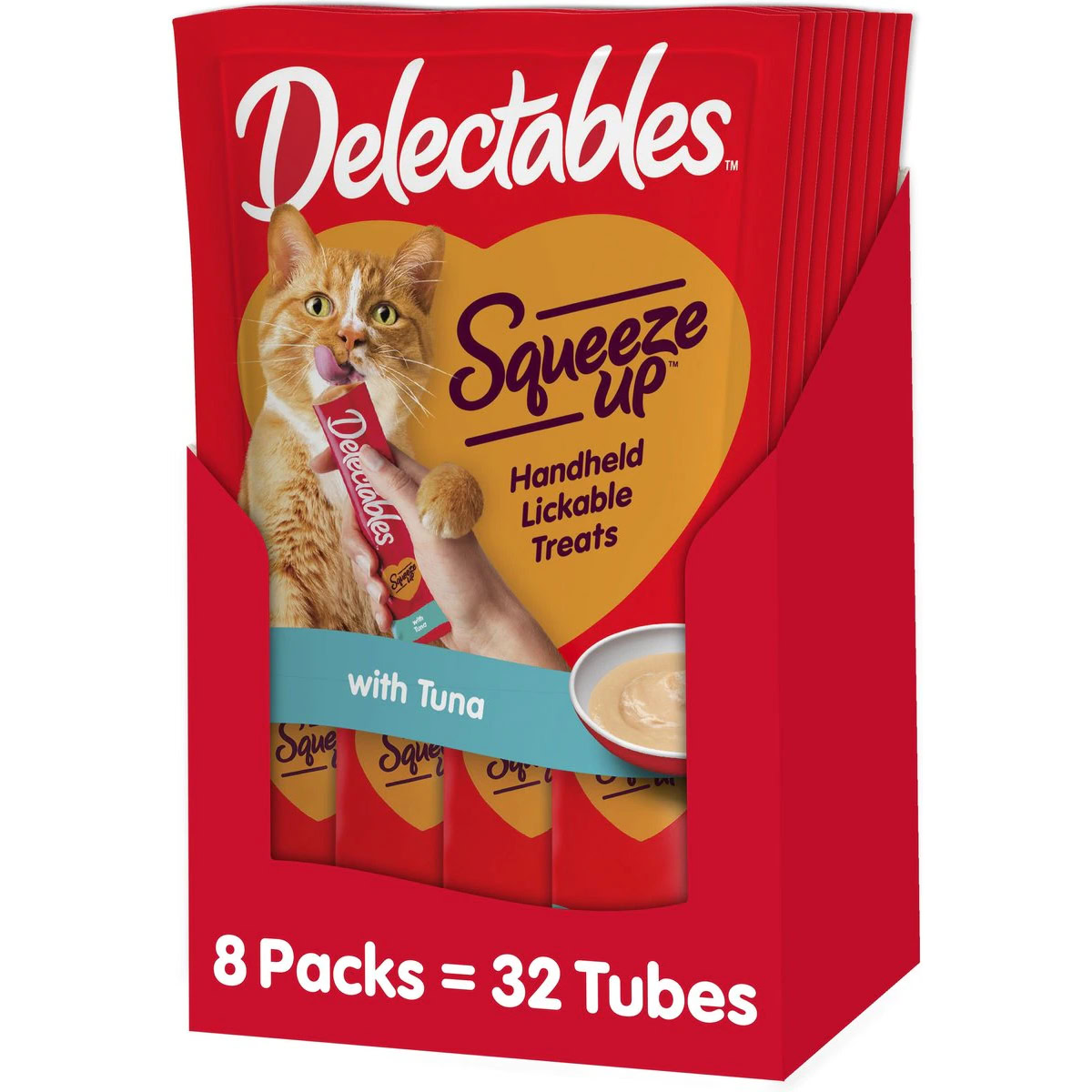 Hartz Delectables Squeeze Up Tuna Lickable Cat Treats