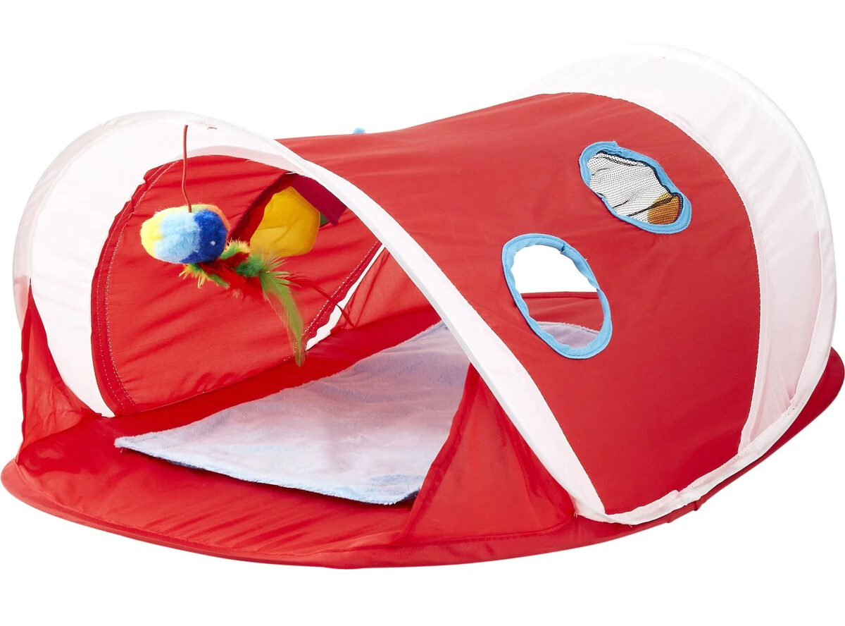Hartz Just For Cats Peek & Play Pop-Up Tent Cat Toy