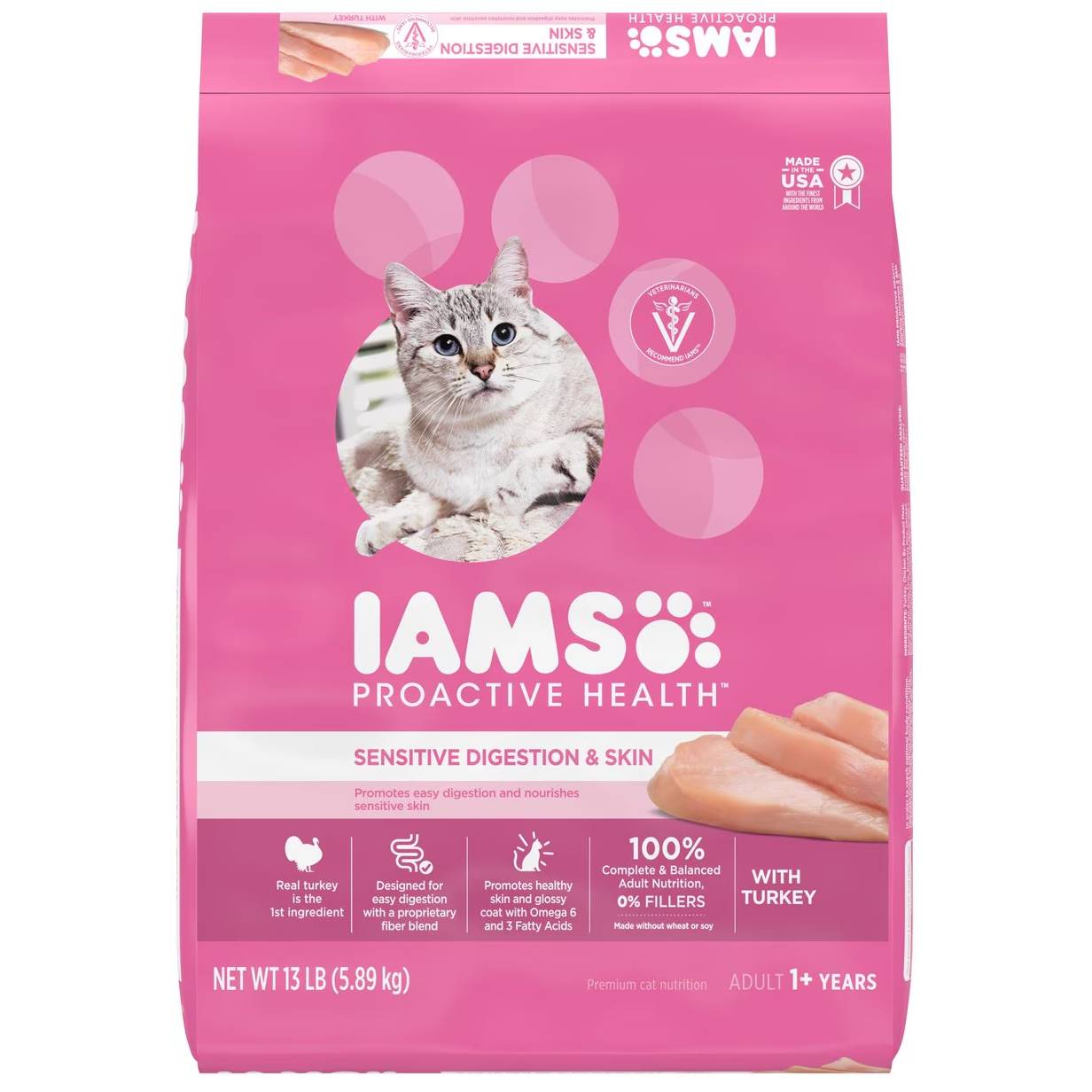 IAMS Proactive Health Digestion & Skin Dry Cat Food