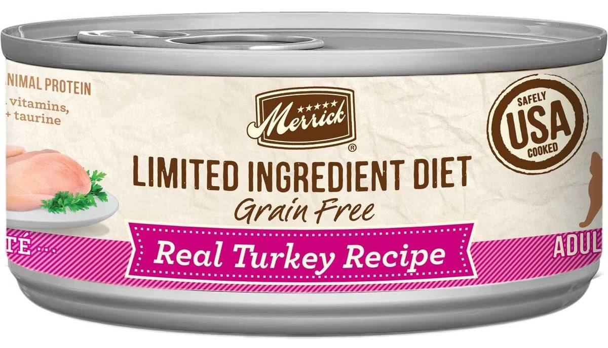 Merrick LID Grain-Free Real Turkey Pate Canned Cat Food