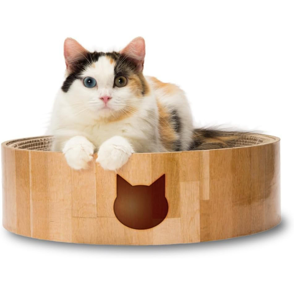 Necoichi Cozy Scratcher Cat Bed