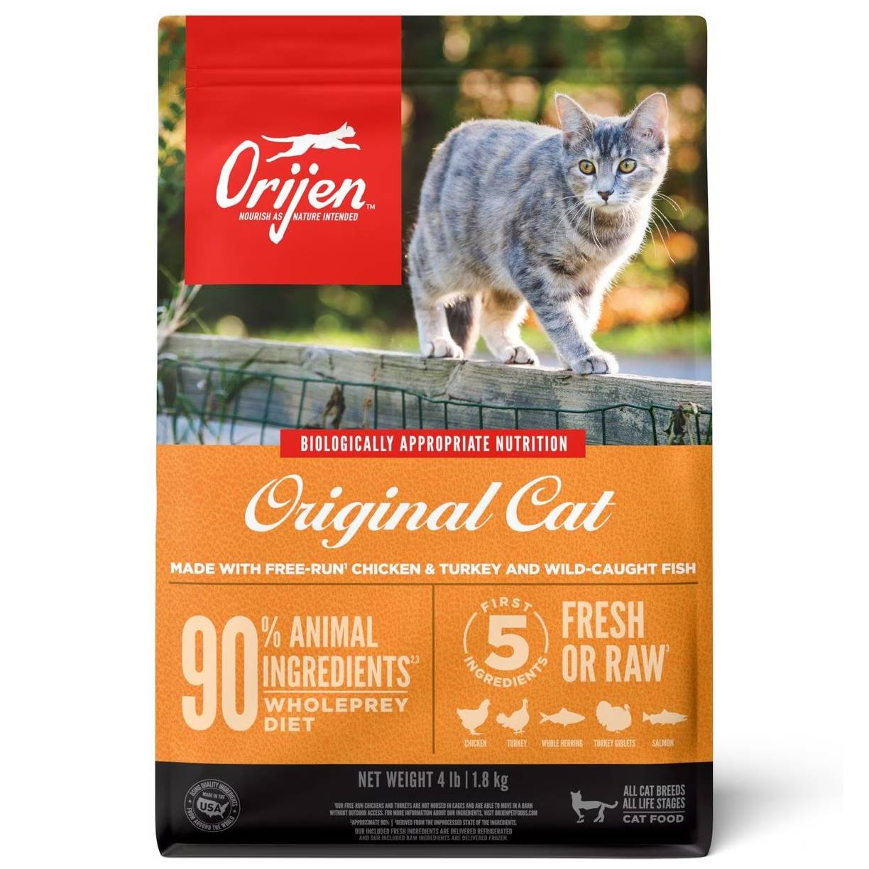 ORIJEN Original Cat Grain-Free Dry Cat Food