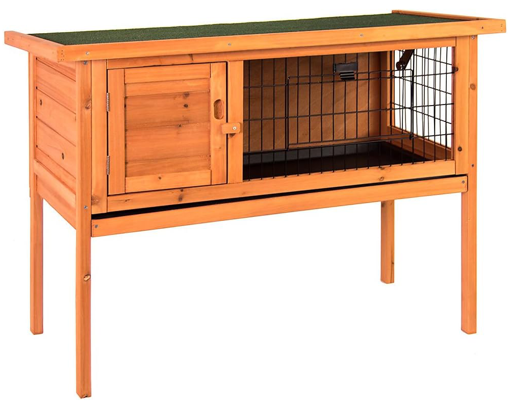Pet Vida Wooden Pet Rabbit Hutch
