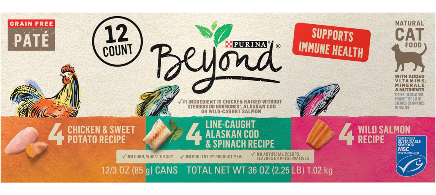 Purina Beyond Grain Free, Natural Pate Wet Cat Food