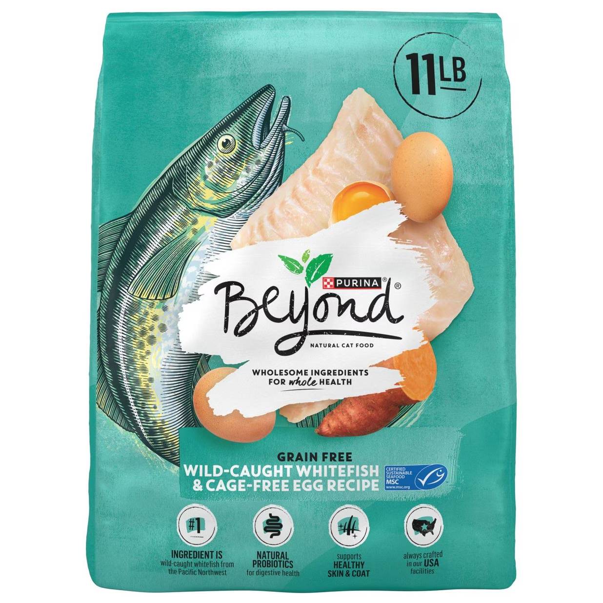 Purina Beyond Simply Wild Whitefish & Egg Dry Cat Food