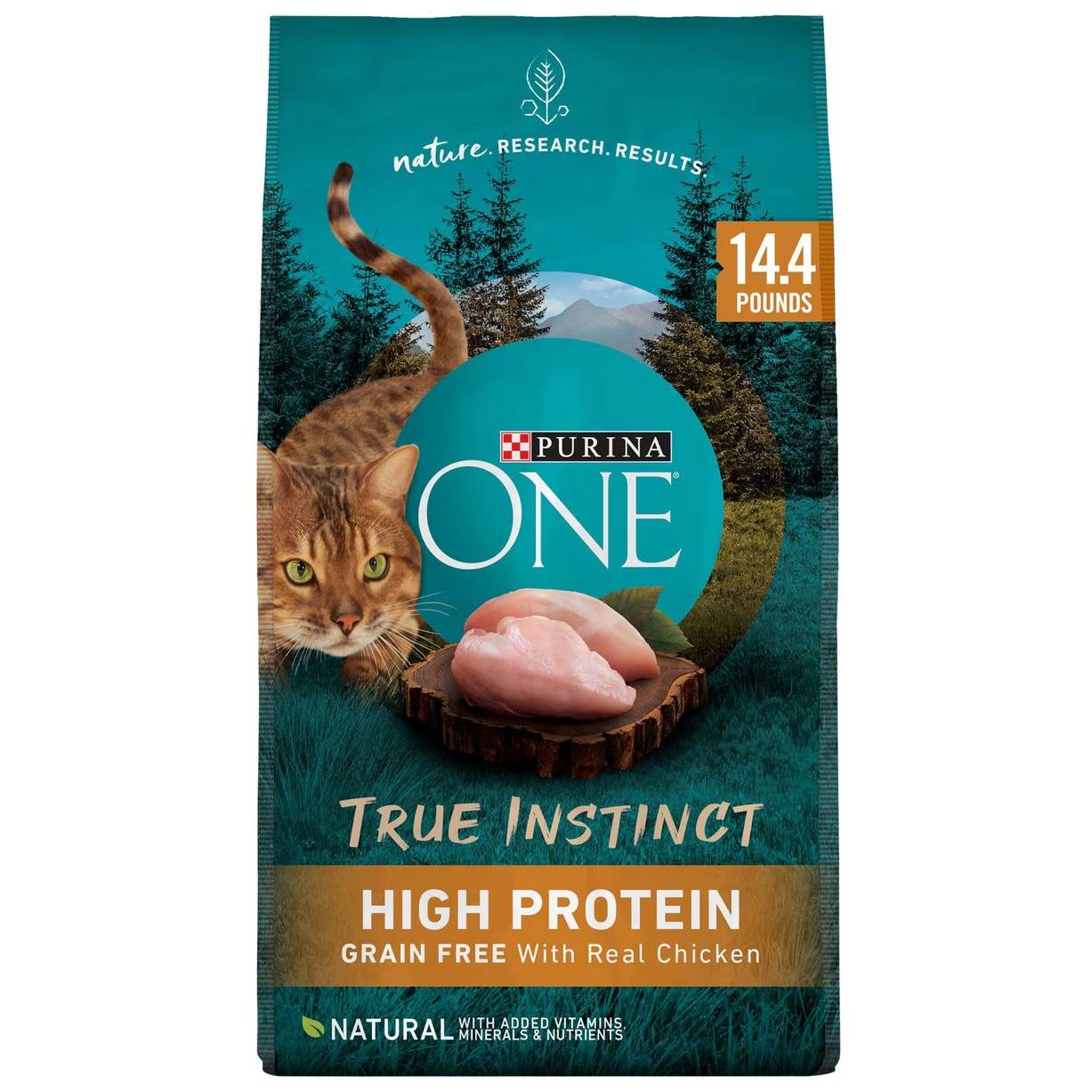 Purina ONE True Instinct Natural Real Chicken Grain-Free Dry Cat Food
