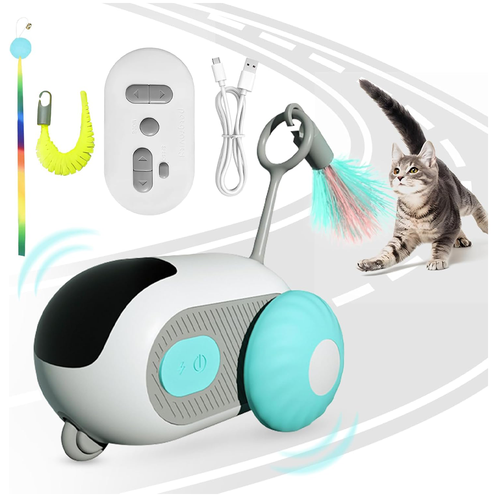 Remote Control Smart Electric Interactive Cat Toy Smart Turbo Tail