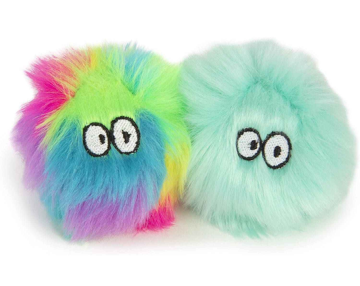 SmartyKat Fuzzy Friends Plush Ball Cat Toys