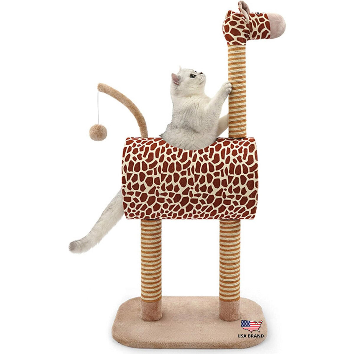 TOPKITCH New Safari Activity Cat Tree Condo