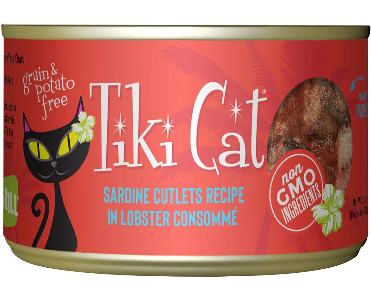 Tiki Cat Grilled Sardine Cutlets Canned Cat Food