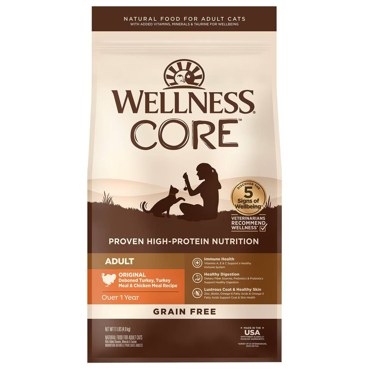 Wellness Core Grain-Free Protein Rich Dry Cat Food