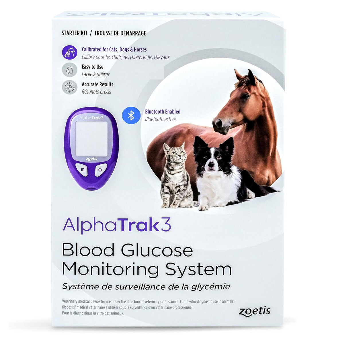 AlphaTrak 3, 8 Piece Pet Blood Glucose Monitoring Kit
