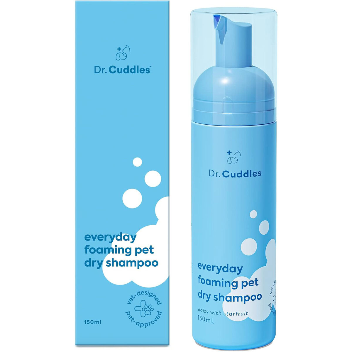 Dr. Cuddles Foaming Pet Dry Shampoo