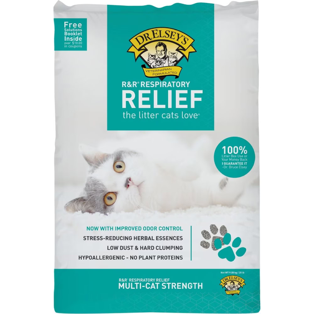 Dr. Elsey's R&R Stress-Reducing Clumping Clay Cat Litter