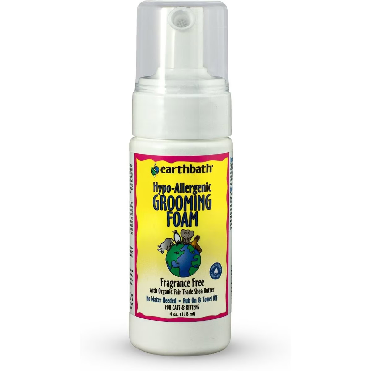 Earthbath Hypo-Allergenic Grooming Foam for Cats