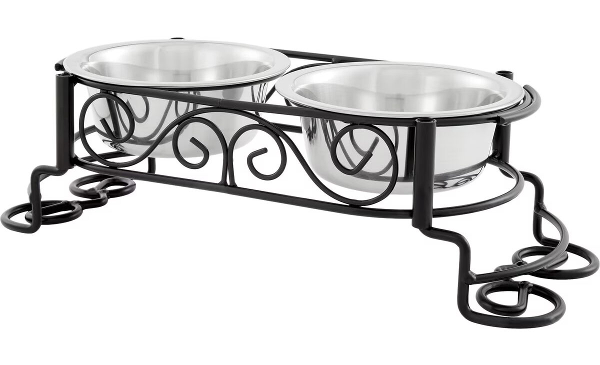 Ethical Pet Mediterranean Double Diner Elevated Cat Bowls