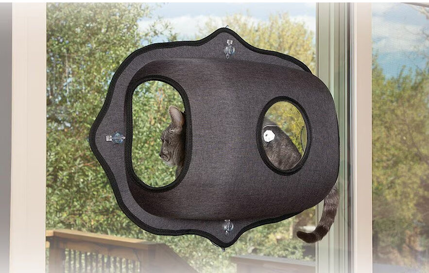 K&H Pet Products EZ Mount Bubble Pod Cat Window Perch