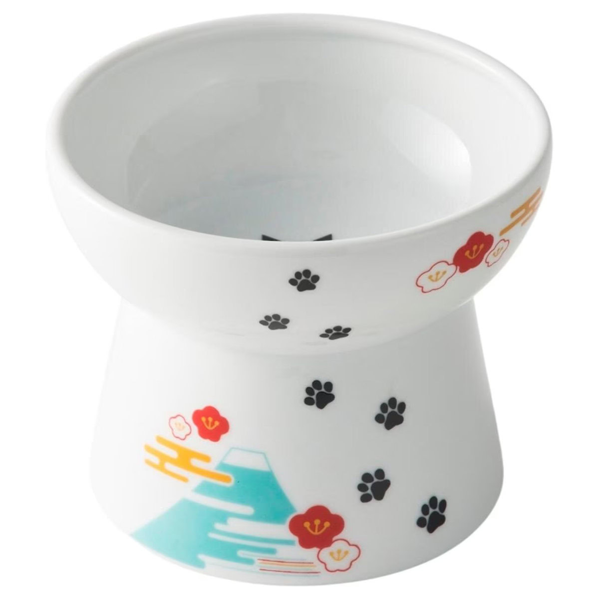Necoichi Raised Cat Food Bowl