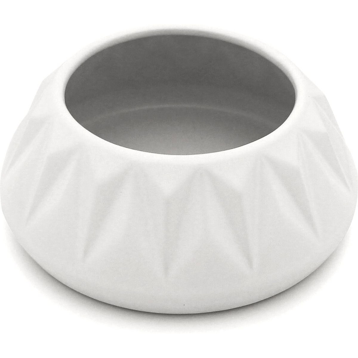 PAIKKA Cubist Cone-Shaped Ceramic Dog & Cat Bowl