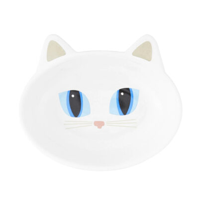 PetRageous Oval Ceramic Cat Dish