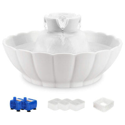 iPettie Tritone Ceramic Cat Water Fountain