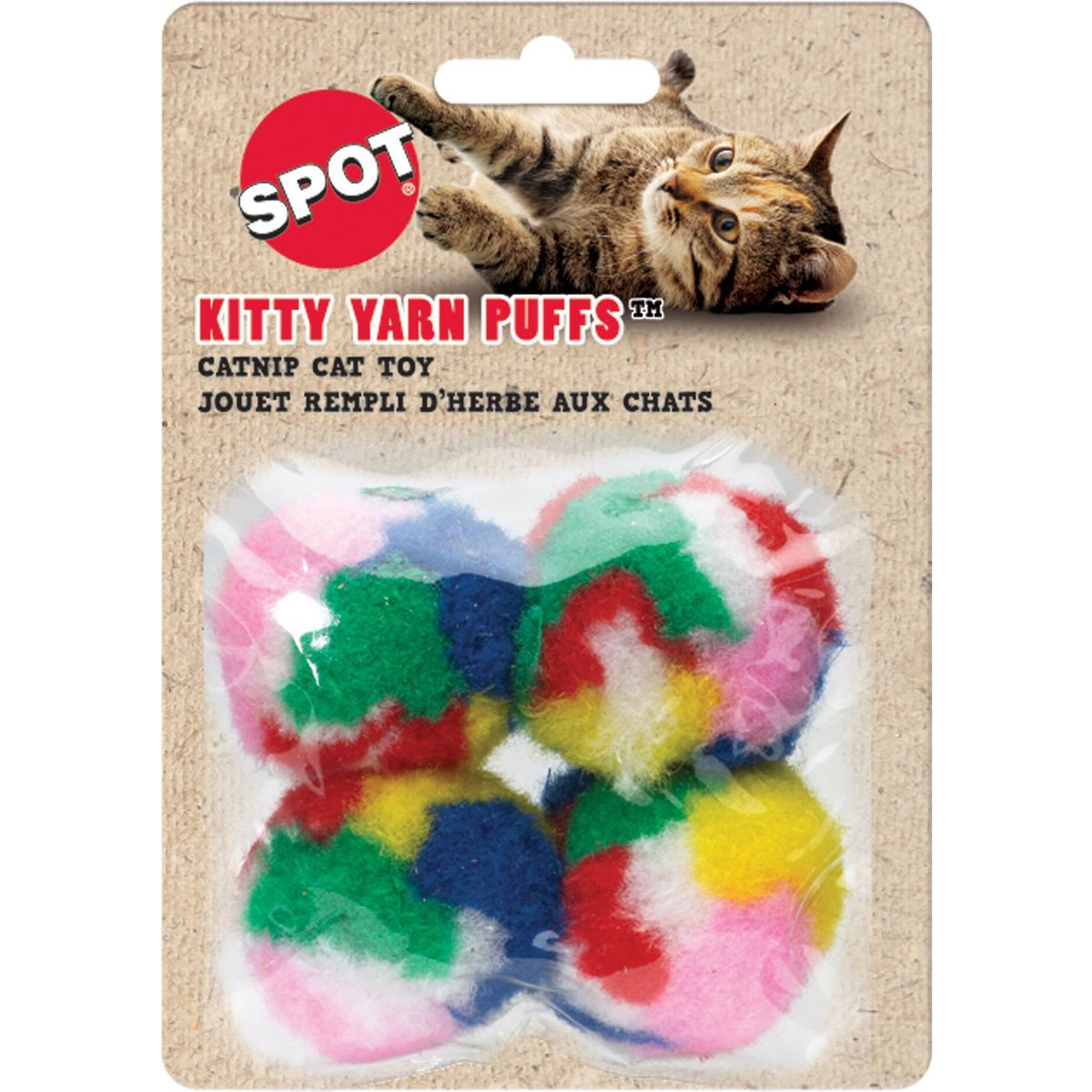 Ethical Pet Kitty Yarn Puffs Small Balls Catnip Toy