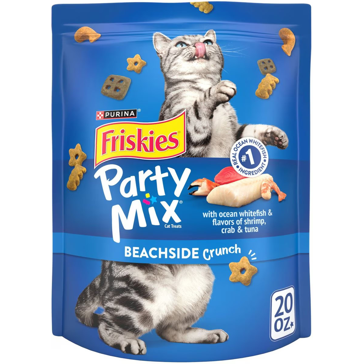 Friskies Party Mix Beachside Crunch Cat Treat