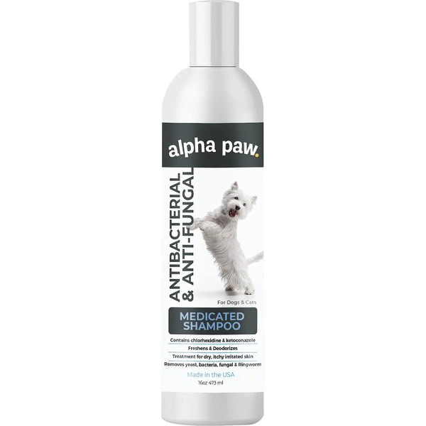 Alpha Paw Antibacterial & Antifungal Medicated Dog & Cat Shampoo