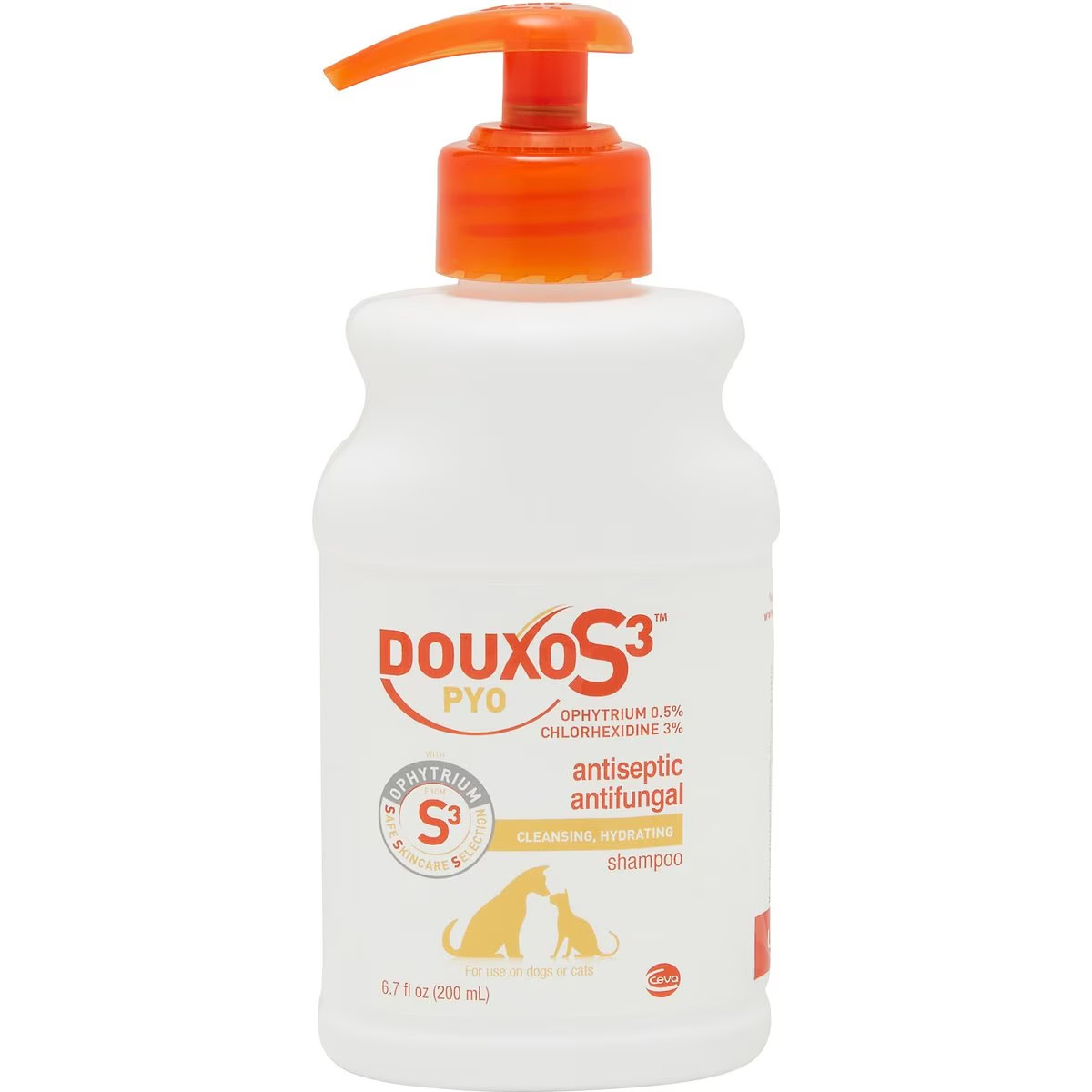 Douxo S3 PYO Antiseptic Antifungal Chlorhexidine Dog & Cat Shampoo 