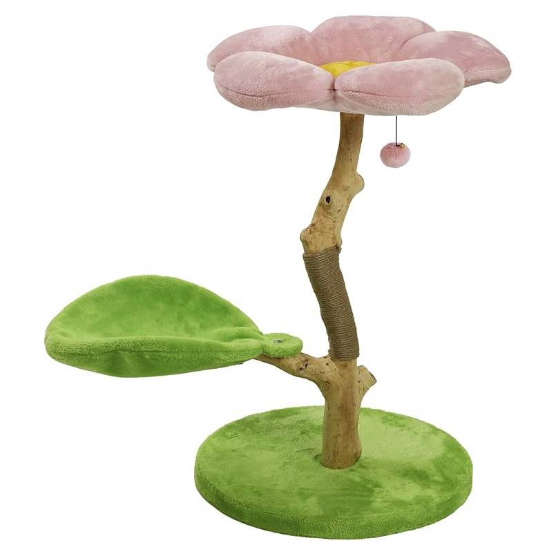 KBSPETS Floral 35-in Sisal Cat Tree