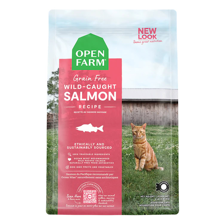 Open Farm Wild-Caught Salmon Dry Cat Food