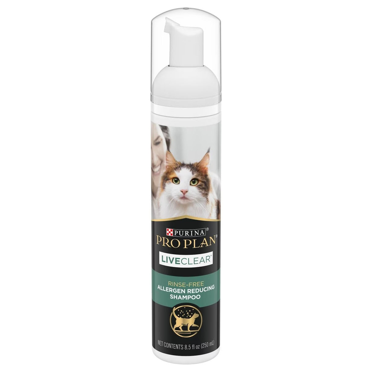 Purina Pro Plan LiveClear Rinse-Free Allergen Cat Shampoo Spray