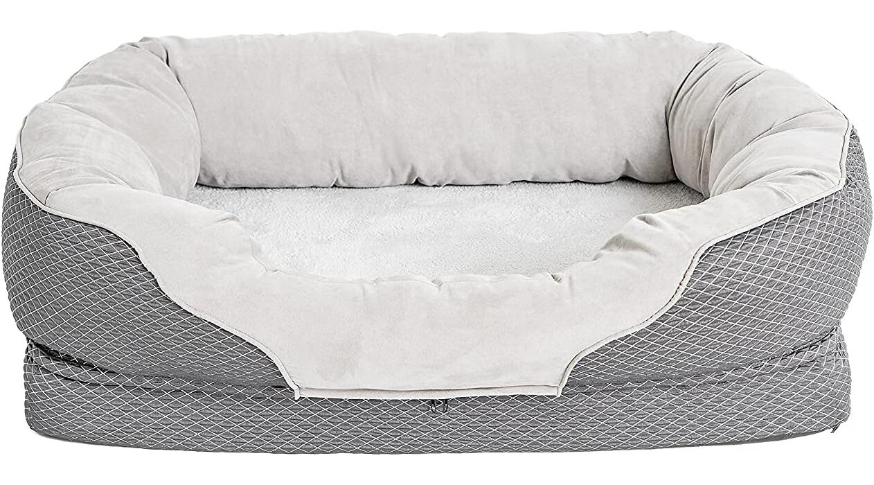 BarksBar Snuggly Sleeper Diamond Orthopedic Dog Bed