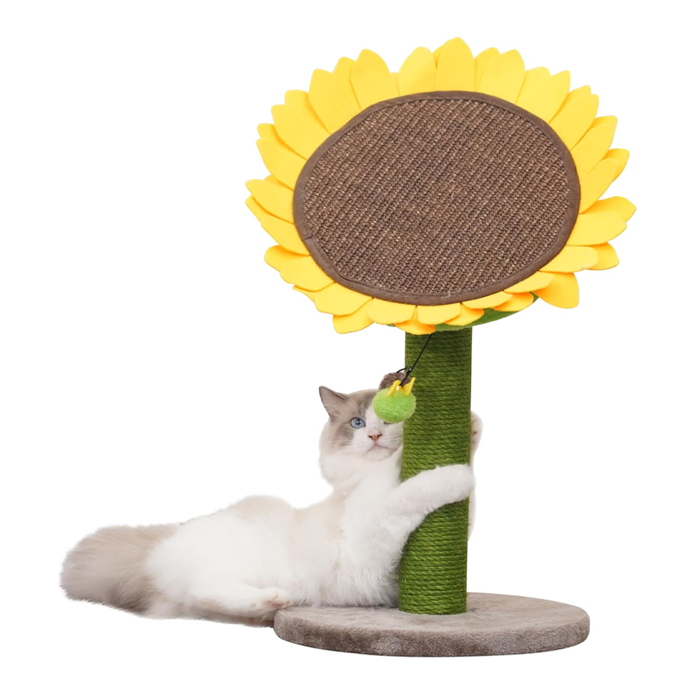 Catry Cat Sunflower Tree Bed