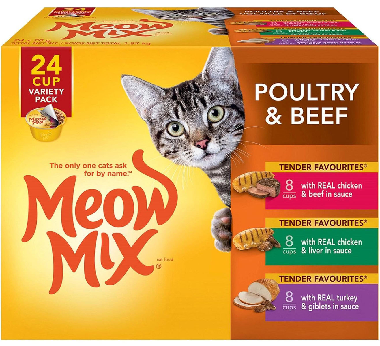 Meow Mix Tender Favorites Wet Cat Food