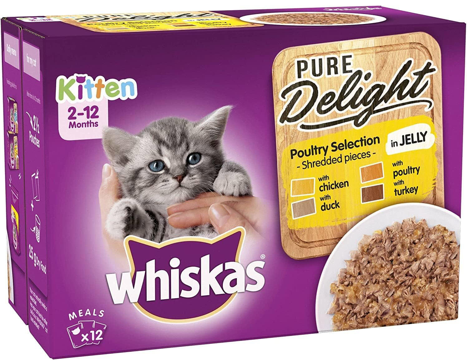 Whiskas Months Kitten Food Pouches