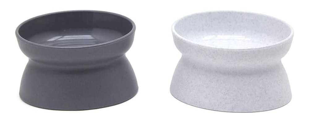 Kitty City Raised Cat Food Bowl Collection:Stress Free Pet Feeder