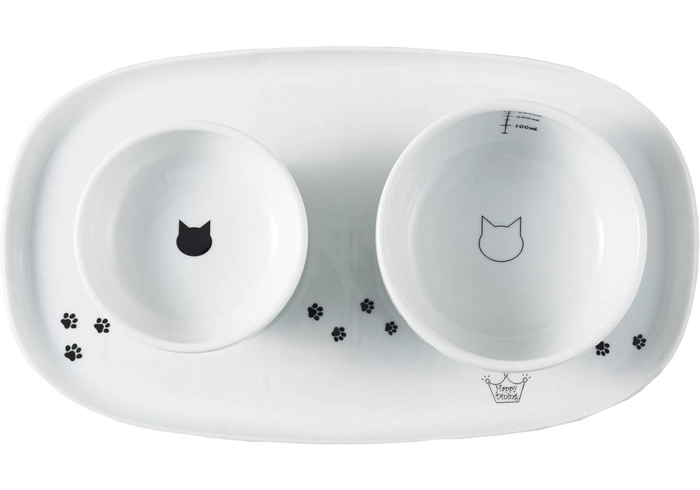 Necoichi Raised Cat Bowl Dining Tray