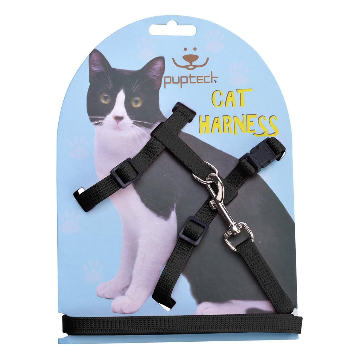 PUPTECK Adjustable Cat Harness and Leash Set