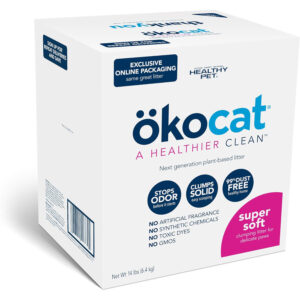 ökocat Super Soft Natural Wood Clumping Cat Litter with Odor Control 