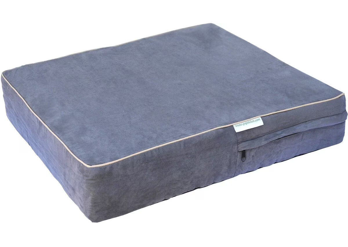 Go Pet Club 4_ Memory Foam Pillow Cat & Dog Bed