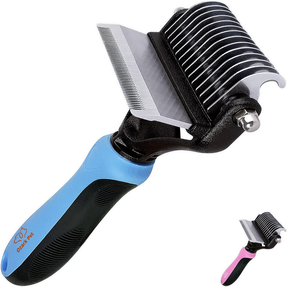 Ozark Pet Dog & Cat 2-Sided Grooming Tool