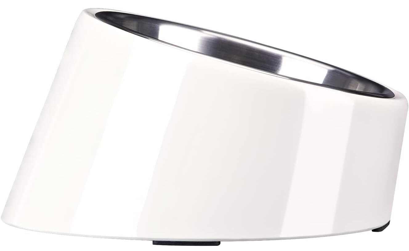 Super Design Mess Free Slanted Cat Bowl