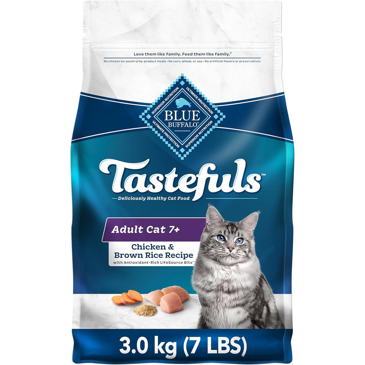 Blue Buffalo Healthy Aging Natural Mature Dry Cat Food