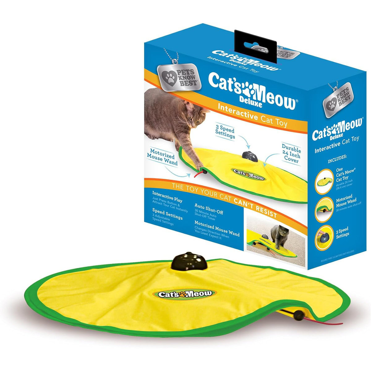 Cat’s Meow Motorized Chaser Cat Toy