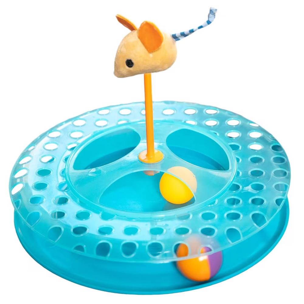 Catstages Cheese Chase Cat Toy with Catnip