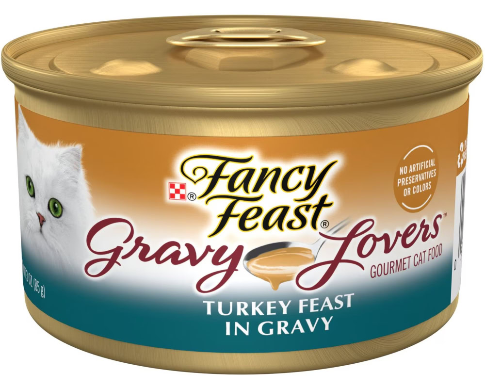 Fancy Feast Gravy Lovers Turkey Feast in Roasted Turkey Flavor Gravy Cat Food